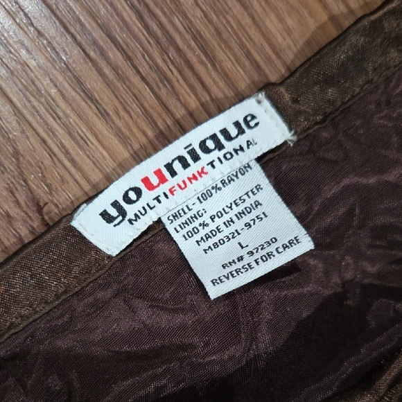 Vintage Younique Chocolate Tiered Skirt - Picture 2 of 9